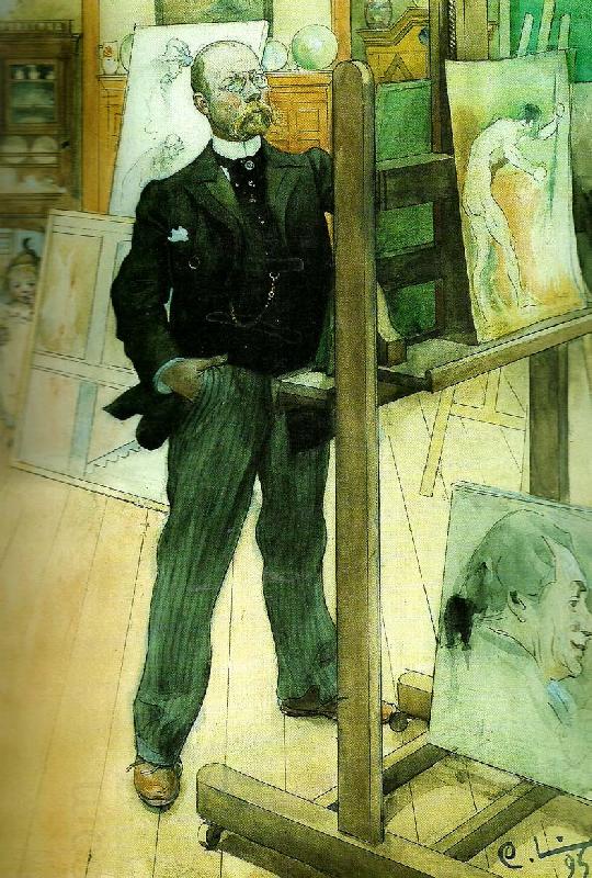 Carl Larsson sjalvportratt oil painting picture